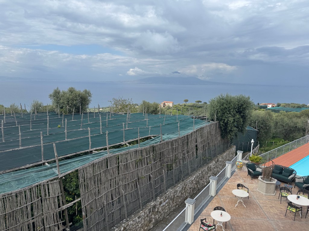 Views from the balcony. 